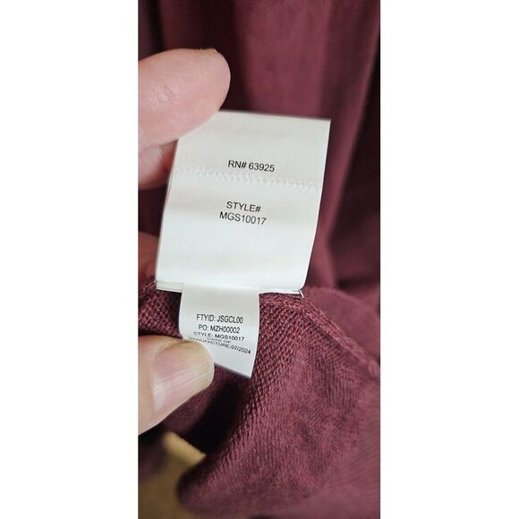 Stitch Fix Hawker Rye Mens Cotton Cashmere 1/2 Zip Mockneck Red Sweater Size 3XL - Picture 11 of 13